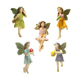 Maxbell 5 Pieces Miniature Accessories and Figurines Kit for Desktop Lawn