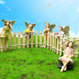 Maxbell 5 Pieces Miniature Accessories and Figurines Kit for Desktop Lawn