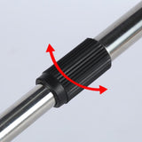Maxbell Scalable Garden Rake Telescopic Adjustable for Lawn Grass Removal Gardening