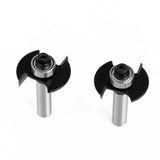 Maxbell 8mm Shank Groove Router Bit T Shape for Plywood Compact Panel Particle Board 3mm