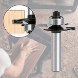 Maxbell 8mm Shank Groove Router Bit T Shape for Plywood Compact Panel Particle Board 3mm