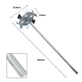 Maxbell Epoxy Mixer Attachment Paint Mixing Paint muds for Concrete Liquid Mixing Round