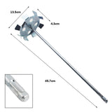 Maxbell Epoxy Mixer Attachment Paint Mixing Paint muds for Concrete Liquid Mixing Square