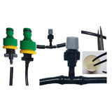 Maxbell 10M Water Mister Nozzles Nozzle Set Removable for Trampoline Garden Patio