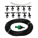 Maxbell 10M Water Mister Nozzles Nozzle Set Removable for Trampoline Garden Patio