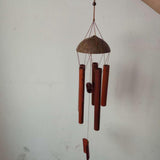 Maxbell Vintage Wind Chime Photography Props Gifts Bamboo for Indoor Party Friends