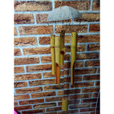 Maxbell Vintage Wind Chime Photography Props Gifts Bamboo for Indoor Party Friends