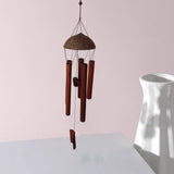 Maxbell Vintage Wind Chime Photography Props Gifts Bamboo for Indoor Party Friends