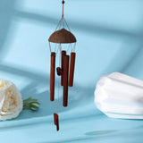 Maxbell Vintage Wind Chime Photography Props Gifts Bamboo for Indoor Party Friends