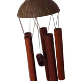 Maxbell Vintage Wind Chime Photography Props Gifts Bamboo for Indoor Party Friends