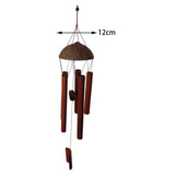 Maxbell Vintage Wind Chime Photography Props Gifts Bamboo for Indoor Party Friends