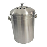 Maxbell Recycle Bin Garbage Can Round Stainless Steel for Picnic Camping