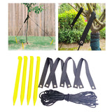 Maxbell Tree Fixing Ground Nail Stake Kit Garden Plant Garden Yard for tree