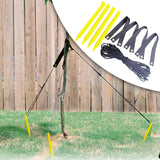 Maxbell Tree Fixing Ground Nail Stake Kit Garden Plant Garden Yard for tree