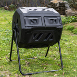 Maxbell Tumbling Compost Tumbler Fast Working 160L Waste Bins for Garden Outdoor