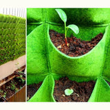 Maxbell Wall Mounted Hanging Grow Bag Gardening Vertical Flower Pots for Garden