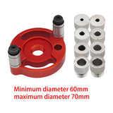 Maxbell Self Centering Doweling Tool Sleeve Tool Durable for Woodworking Joinery Drill sleeve red