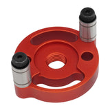 Maxbell Self Centering Doweling Tool Sleeve Tool Durable for Woodworking Joinery Drill sleeve red