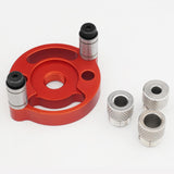 Maxbell Self Centering Doweling Tool Sleeve Tool Durable for Woodworking Joinery Drill sleeve red
