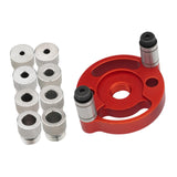 Maxbell Self Centering Doweling Tool Sleeve Tool Durable for Woodworking Joinery Drill sleeve red