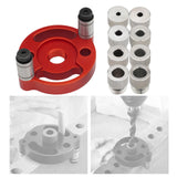 Maxbell Self Centering Doweling Tool Sleeve Tool Durable for Woodworking Joinery Drill sleeve red