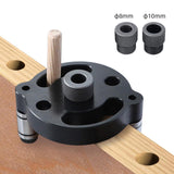 Maxbell Self Centering Doweling Tool Sleeve Tool Durable for Woodworking Joinery Drill sleeve black