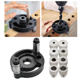 Maxbell Self Centering Doweling Tool Sleeve Tool Durable for Woodworking Joinery Drill sleeve black