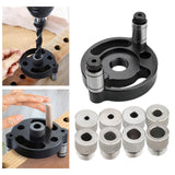 Maxbell Self Centering Doweling Tool Sleeve Tool Durable for Woodworking Joinery Drill sleeve black