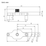 Maxbell Dowel Drill Joinery Kits 6/8/10mm Drill Bushings for DIY Furniture Carbon Steel Drills