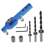 Maxbell Dowel Drill Joinery Kits 6/8/10mm Drill Bushings for DIY Furniture Carbon Steel Drills