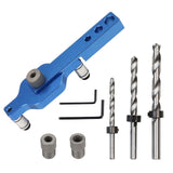 Maxbell Dowel Drill Joinery Kits 6/8/10mm Drill Bushings for DIY Furniture HSS Drills