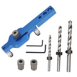 Maxbell Dowel Drill Joinery Kits 6/8/10mm Drill Bushings for DIY Furniture HSS Drills