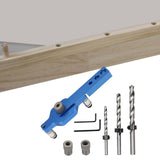 Maxbell Dowel Drill Joinery Kits 6/8/10mm Drill Bushings for DIY Furniture HSS Drills