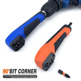 Maxbell Right Angle Adapter Accessories for Drilling or Driving in Tight Space Orange