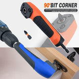 Maxbell Right Angle Adapter Accessories for Drilling or Driving in Tight Space Orange