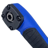 Maxbell Right Angle Adapter Accessories for Drilling or Driving in Tight Space Blue(with 10 P bits)