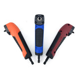Maxbell Right Angle Adapter Accessories for Drilling or Driving in Tight Space Red(with 10 P bits)