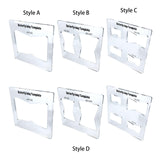 Maxbell Acrylic Slotting Joint Templates Bow Tie Joint for Woodworking Tool Style A