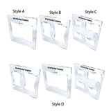 Maxbell Acrylic Slotting Joint Templates Bow Tie Joint for Woodworking Tool Style A