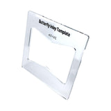 Maxbell Acrylic Slotting Joint Templates Bow Tie Joint for Woodworking Tool Style A