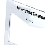 Maxbell Acrylic Slotting Joint Templates Bow Tie Joint for Woodworking Tool Style A