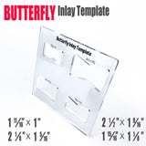 Maxbell Acrylic Slotting Joint Templates Bow Tie Joint for Woodworking Tool Style D