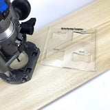Maxbell Acrylic Slotting Joint Templates Bow Tie Joint for Woodworking Tool Style D