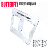 Maxbell Acrylic Slotting Joint Templates Bow Tie Joint for Woodworking Tool Style D