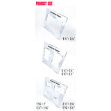 Maxbell Acrylic Slotting Joint Templates Bow Tie Joint for Woodworking Tool Style D