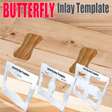 Maxbell Acrylic Slotting Joint Templates Bow Tie Joint for Woodworking Tool Style D