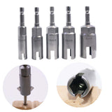 Maxbell 1/4" Slot Wing Nuts Drill Bit Power Tool for Panel Nuts, Screws Eye, C Hook 80mmx10mm