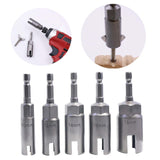 Maxbell 1/4" Slot Wing Nuts Drill Bit Power Tool for Panel Nuts, Screws Eye, C Hook 80mmx10mm