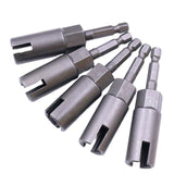 Maxbell 1/4" Slot Wing Nuts Drill Bit Power Tool for Panel Nuts, Screws Eye, C Hook 80mmx10mm
