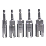 Maxbell 1/4" Slot Wing Nuts Drill Bit Power Tool for Panel Nuts, Screws Eye, C Hook 80mmx10mm
